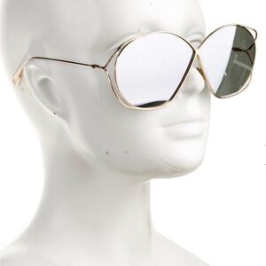 Christian Dior Stellaire 2 Oversized Mirrored sun glasses